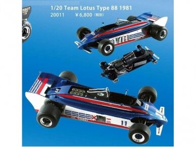 EBBRO - Team Lotus Type 88 1981, 1/20, 20011 2