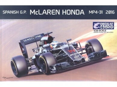 EBBRO - McLaren Honda MP4-31 Spanish GP 2016, 1/20, 20018