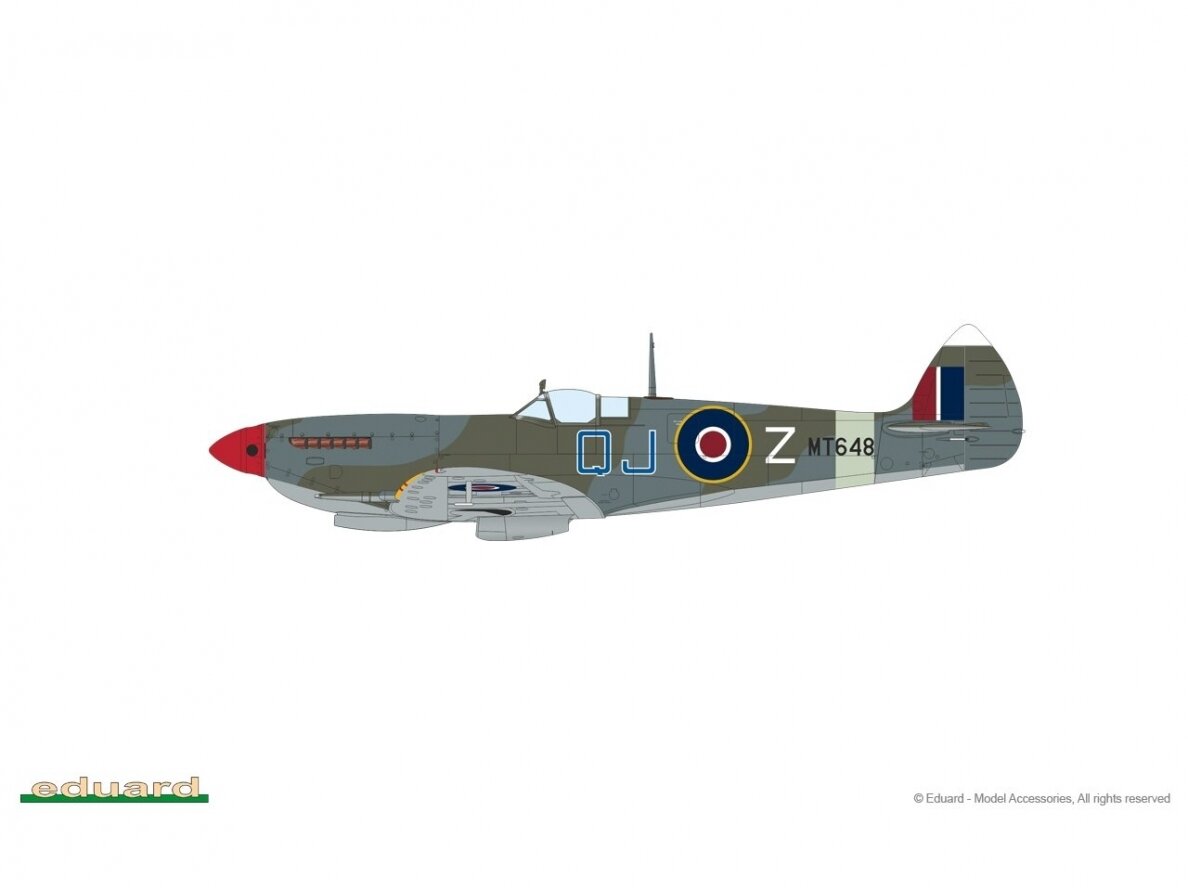 Eduard - Spitfire Mk.VIII WEekend edition, 1/72, 7462 10 Eduard - Spitfire Mk.VIII WEekend edition, 1/72, 7462 10