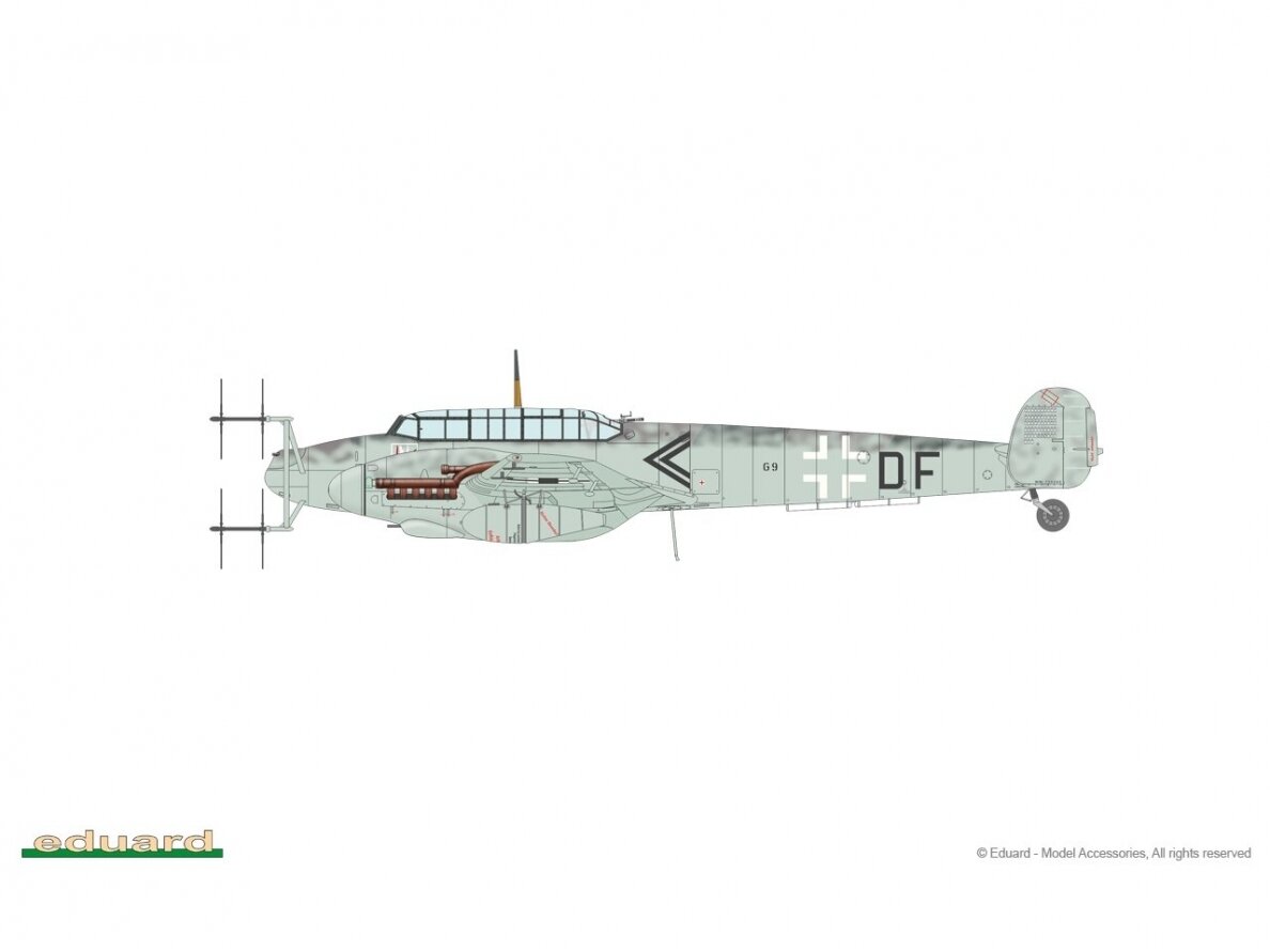 Eduard - Messerschmitt Bf 110G-4 Weekend Edition, 1/72, 7465 16 Eduard - Messerschmitt Bf 110G-4 Weekend Edition, 1/72, 7465 16