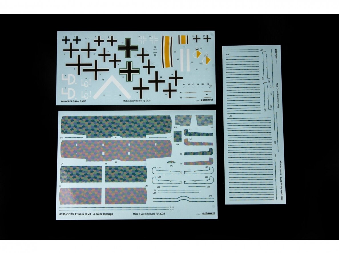 Eduard - Fokker D.VIIF Weekend edition, 1/48, 8483 7 Eduard - Fokker D.VIIF Weekend edition, 1/48, 8483 7