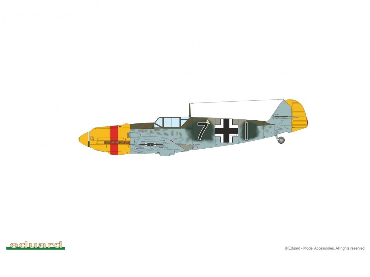 Eduard - Messerschmitt Bf 109E-4 Profipack, 1/72, 7033 12 Eduard - Messerschmitt Bf 109E-4 Profipack, 1/72, 7033 12