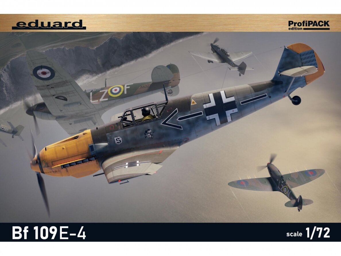 Eduard - Messerschmitt Bf 109E-4 Profipack, 1/72, 7033 Eduard - Messerschmitt Bf 109E-4 Profipack, 1/72, 7033