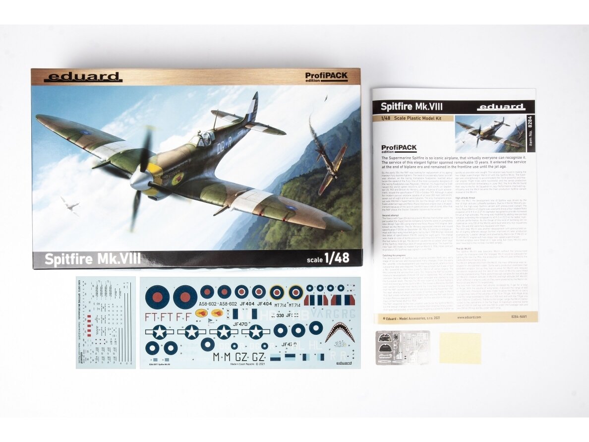 Eduard - Supermarine Spitfire Mk.VIII ProfiPack, 1/48, 8284 1 Eduard - Supermarine Spitfire Mk.VIII ProfiPack, 1/48, 8284 1
