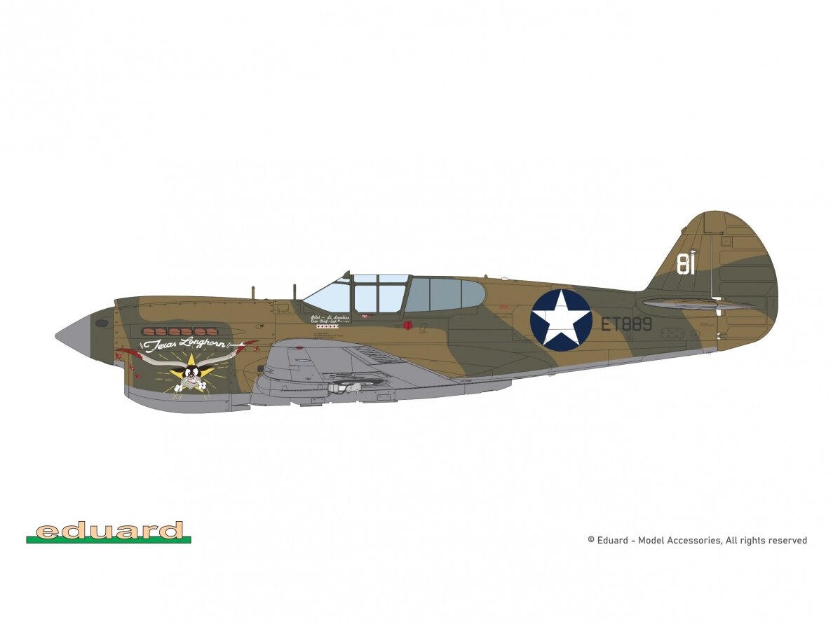 Eduard - Curtiss P-40E Warhawk Weekend edition, 1/48, 84207 12 Eduard - Curtiss P-40E Warhawk Weekend edition, 1/48, 84207 12