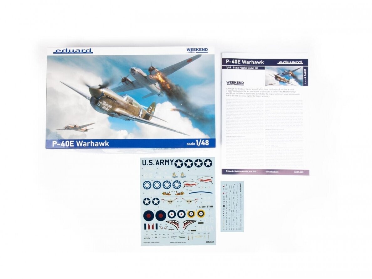 Eduard - Curtiss P-40E Warhawk Weekend edition, 1/48, 84207 1 Eduard - Curtiss P-40E Warhawk Weekend edition, 1/48, 84207 1