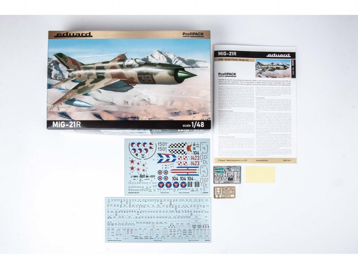 Eduard - MiG-21R ProfiPack Edition, 1/48, 8238 1 Eduard - MiG-21R ProfiPack Edition, 1/48, 8238 1