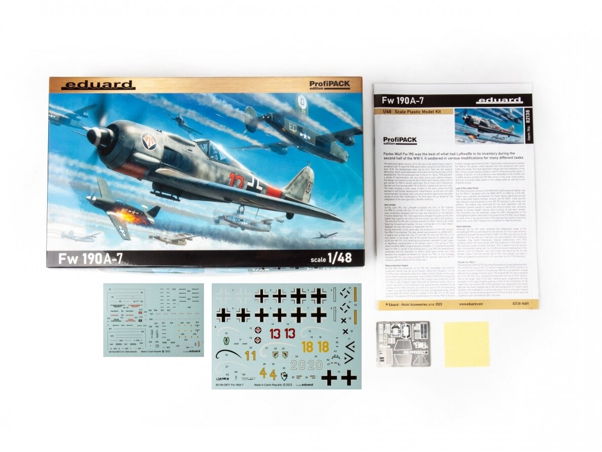 Eduard - Focke-Wulf Fw 190A-7 ProfiPACK Edition, 1/48, 82138 1 Eduard - Focke-Wulf Fw 190A-7 ProfiPACK Edition, 1/48, 82138 1