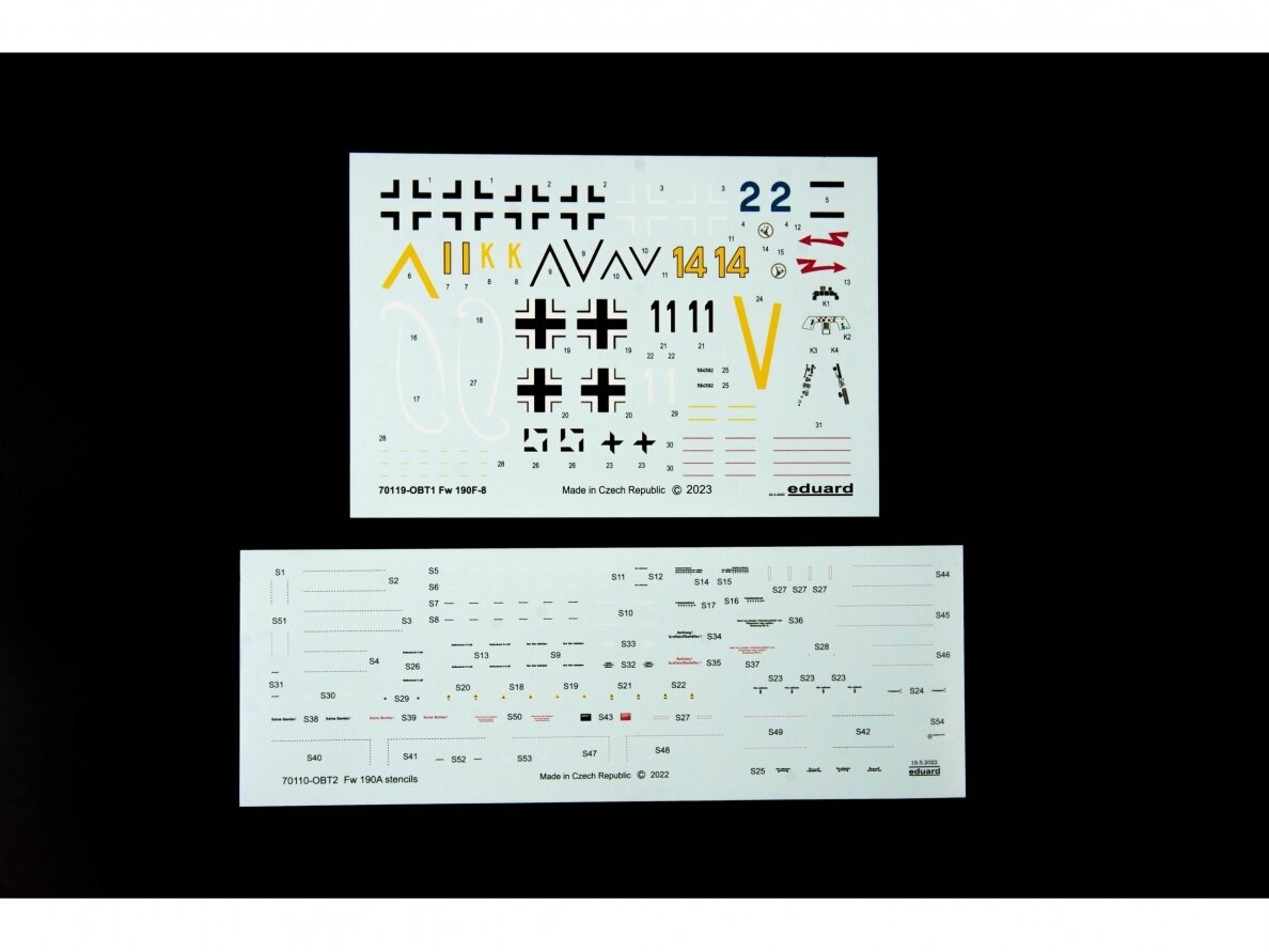 Eduard - Focke-Wulf Fw 190F-8 Profipack, 1/72, 70119 3 Eduard - Focke-Wulf Fw 190F-8 Profipack, 1/72, 70119 3