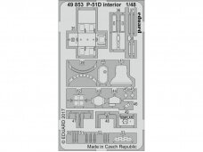 Eduard - P-51D interior for (AIRFIX), 1/48, 49853