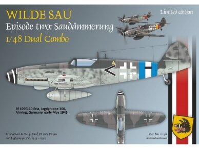 Eduard - WILDE SAU Episode Two: Saudämmerung Dual Combo (Messerschmitt Bf 109-10 & Bf 109-14 ), 1/48, 11148 9