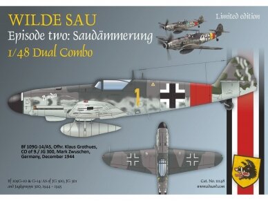 Eduard - WILDE SAU Episode Two: Saudämmerung Dual Combo (Messerschmitt Bf 109-10 & Bf 109-14 ), 1/48, 11148 10