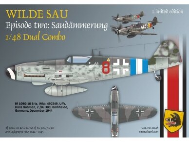 Eduard - WILDE SAU Episode Two: Saudämmerung Dual Combo (Messerschmitt Bf 109-10 & Bf 109-14 ), 1/48, 11148 11