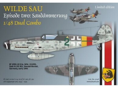 Eduard - WILDE SAU Episode Two: Saudämmerung Dual Combo (Messerschmitt Bf 109-10 & Bf 109-14 ), 1/48, 11148 2