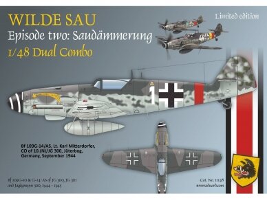 Eduard - WILDE SAU Episode Two: Saudämmerung Dual Combo (Messerschmitt Bf 109-10 & Bf 109-14 ), 1/48, 11148 3
