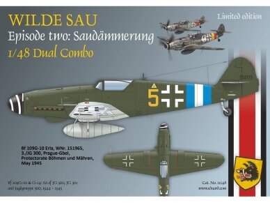 Eduard - WILDE SAU Episode Two: Saudämmerung Dual Combo (Messerschmitt Bf 109-10 & Bf 109-14 ), 1/48, 11148 1