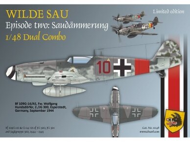 Eduard - WILDE SAU Episode Two: Saudämmerung Dual Combo (Messerschmitt Bf 109-10 & Bf 109-14 ), 1/48, 11148 5