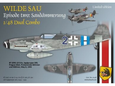 Eduard - WILDE SAU Episode Two: Saudämmerung Dual Combo (Messerschmitt Bf 109-10 & Bf 109-14 ), 1/48, 11148 6