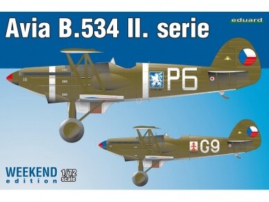 Eduard - Avia B.534 II. serie, Weekend edition, 1/72, 7448