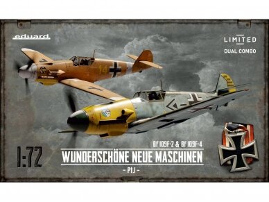 Eduard - Messerschmitt Bf 109F-2 & Bf 109F-4 Wunderschöne Neue Maschinen pt.I Limited - Dual Combo, 1/72, 2142