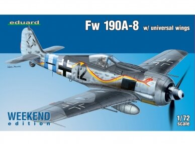 Eduard - Fw 190A-8 w/universal wings, Weekend Edition, 1/72, 7443