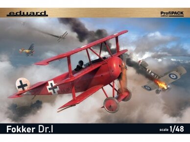 Eduard - Fokker Dr.I, Profipack, 1/48, 8162