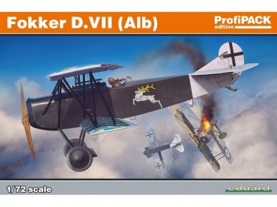 Eduard -  Fokker D.VII(Alb), Profipack, 1/72, 70134
