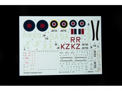 Eduard - Hawker Tempest Mk.V Series 1 Weekend Edition, 1/48, 84195 9 Eduard - Hawker Tempest Mk.V Series 1 Weekend Edition, 1/48, 84195 9