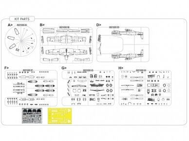 Eduard - P-51D Mustang, Profipack, 1/48, 82102 1