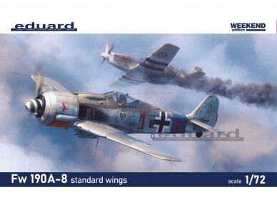 Eduard - Fw 190A-8 standard wings Weekend edition, 1/72, 7463