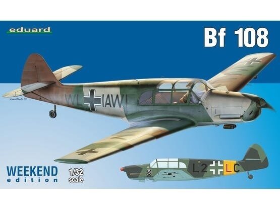 Eduard - Bf 108 Weekend Edition, 1/32, 3404 Eduard - Bf 108 Weekend Edition, 1/32, 3404