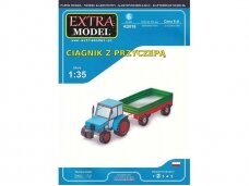 Extra Model - TRACTOR WITH TRAILER, 1/35, EM-006