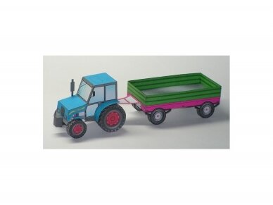 Extra Model - TRACTOR WITH TRAILER, 1/35, EM-006 1