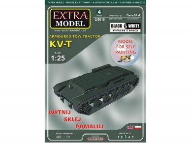 Extra Model - KV-T (KW-T) ( Black and white printing. Intended for self-painting.), 1/25, EM-004