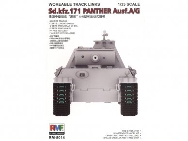 Rye Field Model - Workable Track Links For Panther, 1/35, 5014