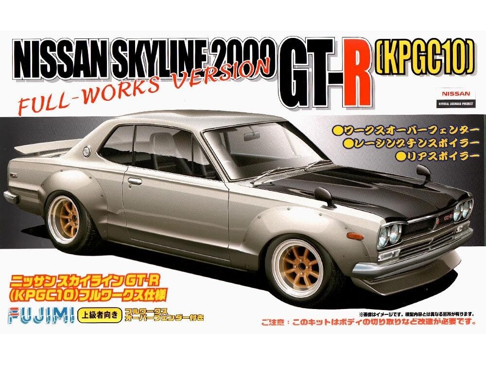 Fujimi - Nissan Skyline 2000 GT-R KPGC10 Full-Works Version, 1/24, 03809 Fujimi - Nissan Skyline 2000 GT-R KPGC10 Full-Works Version, 1/24, 03809