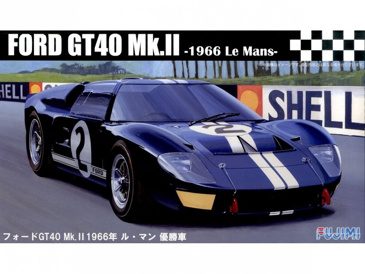 Fujimi - Ford GT40 Mk-II `66 LeMans Winner, 1/24, 12603