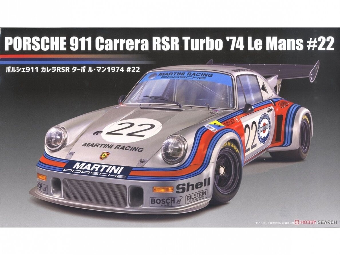 Fujimi - Porsche 911 Carrera RSR Turbo Le Mans 1974 #22, 1/24, 12648 Fujimi - Porsche 911 Carrera RSR Turbo Le Mans 1974 #22, 1/24, 12648