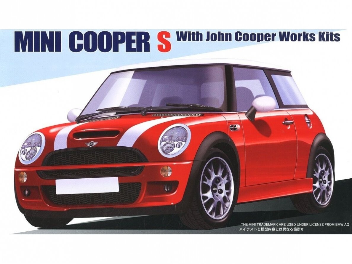 Fujimi - Mini Cooper S with John Cooper Works Kits, 1/24, 12253 Fujimi - Mini Cooper S with John Cooper Works Kits, 1/24, 12253