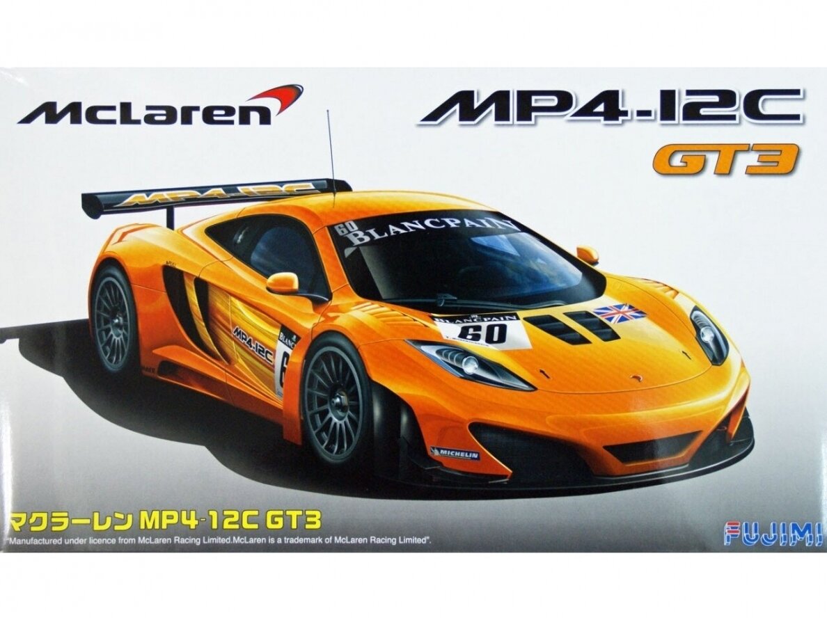 Fujimi - McLaren MP4-12C GT3, 1/24, 12555 Fujimi - McLaren MP4-12C GT3, 1/24, 12555