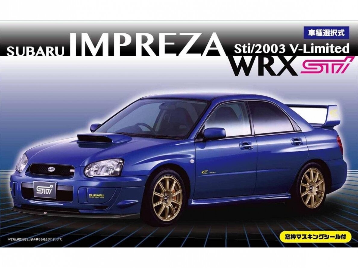 Fujimi Subaru Impreza WRX Sti/2003 VLimited, Mastelis