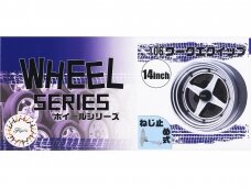 Fujimi - Wheel Series No.106 Work Equip 14-inch, 1/24, 19366 Fujimi - Wheel Series No.106 Work Equip 14-inch, 1/24, 19366