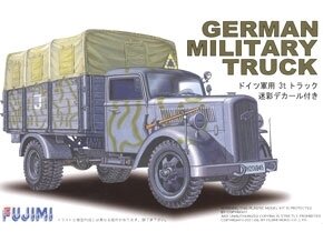 Fujimi - German Military Truck Opel Blitz 3t Camouflaged, 1/72, 72227