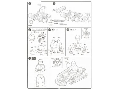 Fujimi - Ayrton Senna Kart 1993, 1/20, 09138 7