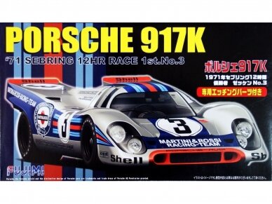 Fujimi - Porsche 917K 1971 Sebring 12-Hour Race c/w PE Parts, 1/24, 12388