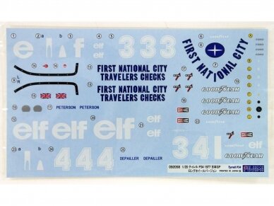Fujimi - Tyrrell P34 Japan GP 1977, 1/20, 09205 8 Fujimi - Tyrrell P34 Japan GP 1977, 1/20, 09205 8