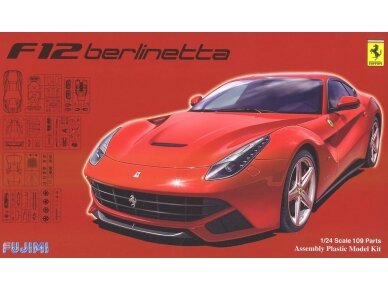 Fujimi - Ferrari F12 Berlinetta DX, 1/24, 12619 Fujimi - Ferrari F12 Berlinetta DX, 1/24, 12619