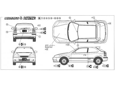 Fujimi - Honda Civic Type R 6gen. 1/24, 03503 4