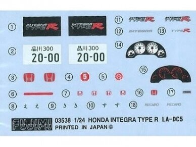 Fujimi - Honda New Integra Type R '01, 1/24, 03538 3