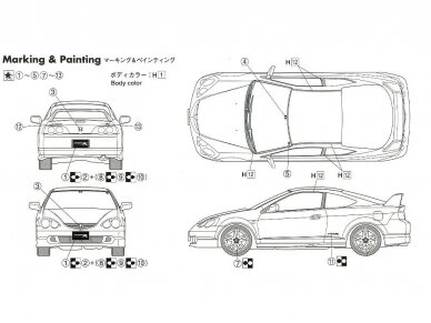 Fujimi - Honda New Integra Type R '01, 1/24, 03538 5